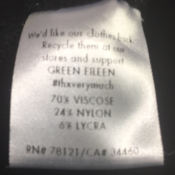 Eileen Fisher Pull on Black Petite small Pants. - Picture 4 of 8